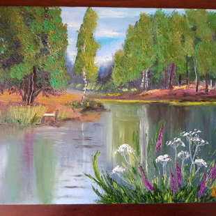 "Vējš matos" (30x40) 