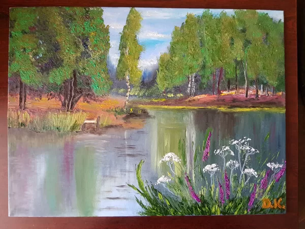 "Vējš matos" (30x40) 