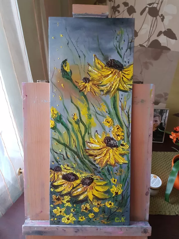 "Iekš dzeltenā" (20x50) 