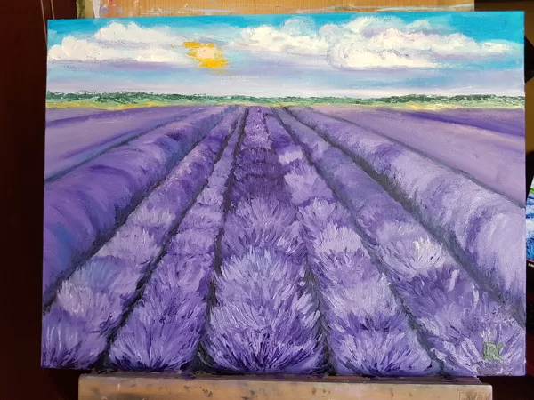 "Manas lavandas" (30x40) 