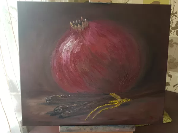 "Granātābols" (Canva 50x60) 