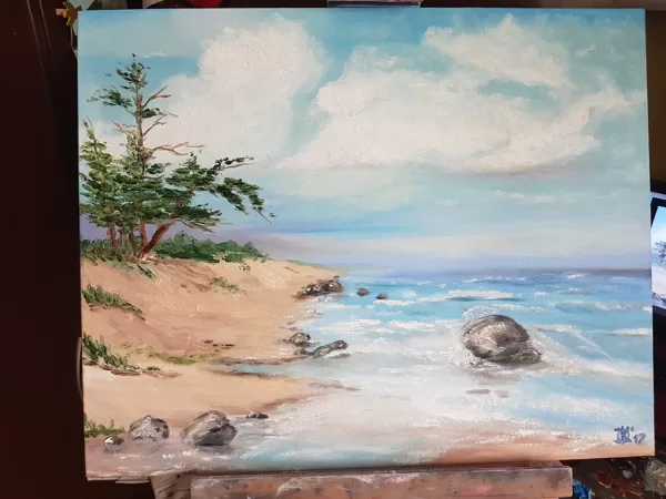 "Pie jūras" (40x50) 