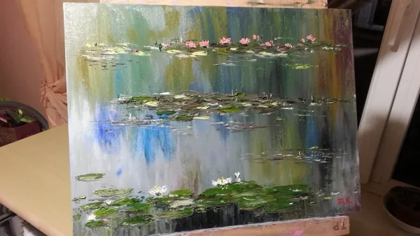 "Ūdensrozes" (30x40)