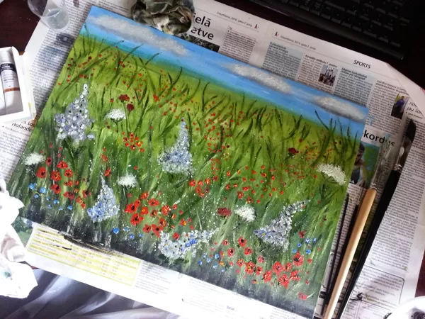 "Pļava" (30x40)
